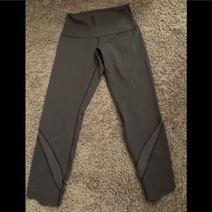 Lululemon wunder under high rise scallop legging